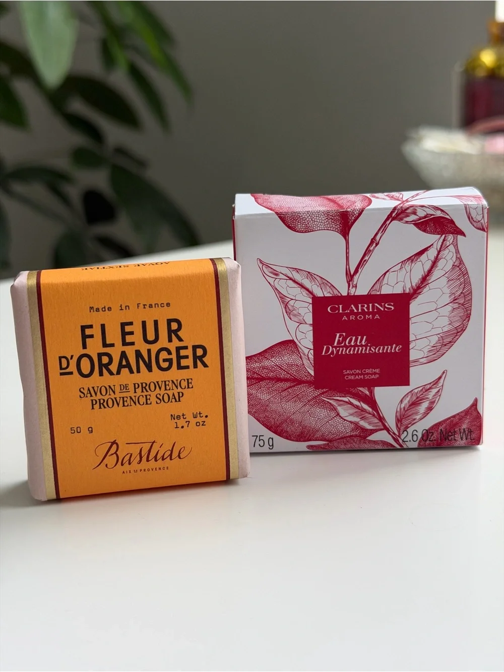 Luxury French Soap Bundle | Clarins Eau Dynamisante + Bastide Fleur D’Oranger